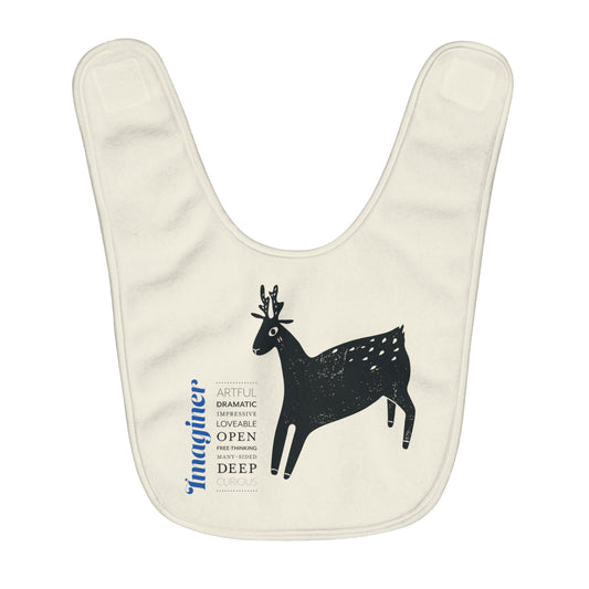 Imaginer - Fleece Baby Bib